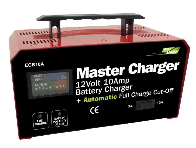Pro User Metal Battery Charger 10 Amp