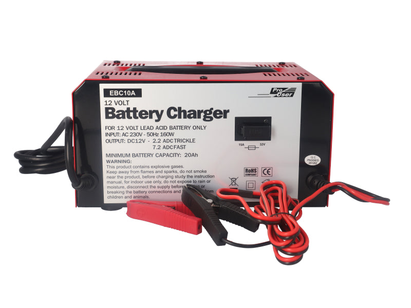 Pro User Metal Battery Charger 10 Amp
