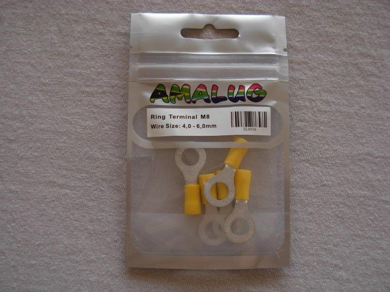 Yellow Ring Pack 5 Terminal  (EL0036)