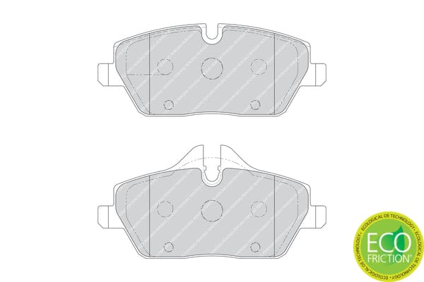 Brake Pads Bmw 116I 118I 120I E Series Min Cooper R56 F56 (SET LH & RH Wheel)(Ferodo FDB1747)