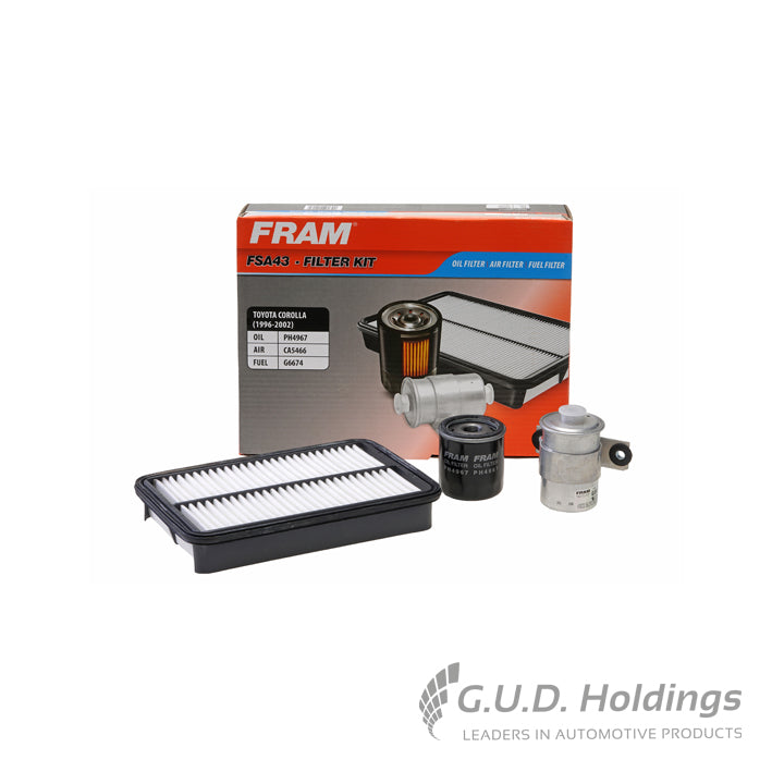 Fram Filter Kit Corolla 160I Gl/Gle 180I FSA43 tools at Modern Auto Parts!