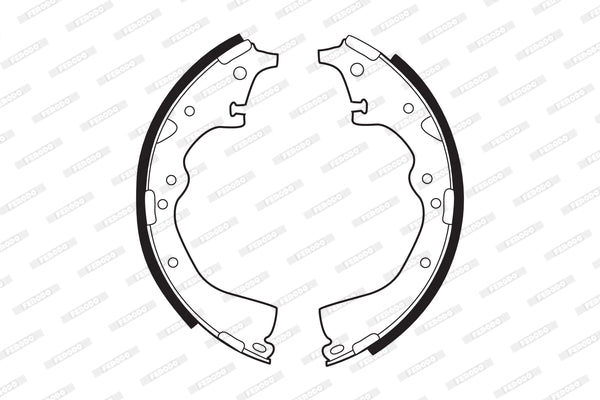 Brake Shoes Cam Inyathi, Toyota Hilux 2.0Vvt,2.5 D4D,2.7,3.0 D4D Front Solidb284 Ferodo