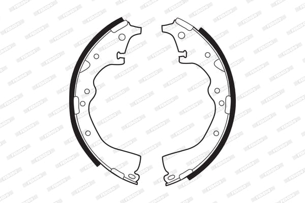 Brake Shoes Cam Inyathi, Toyota Hilux 2.0Vvt,2.5 D4D,2.7,3.0 D4D Front Solidb284 Ferodo