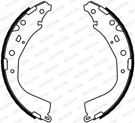 Brake Shoes Fsb4065 Toyota Hiace Sesfikile 2019- Hilux Quantum 20