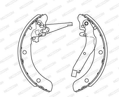 Brake Shoes Fsb4231 Toyota Conquest Corolla Tazz 2E 4Af 7Af FEROD