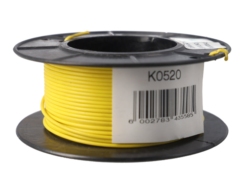 Electric Cable 0.50mm Yellow (30M)