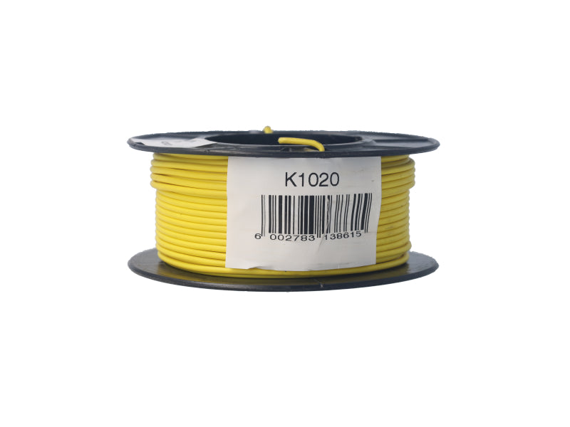 Electric Cable 1.00mm Yellow (30M)