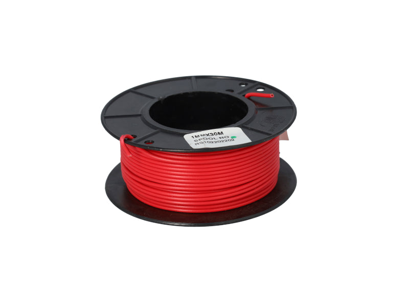 Electric Cable 1.00mm Red (30M)