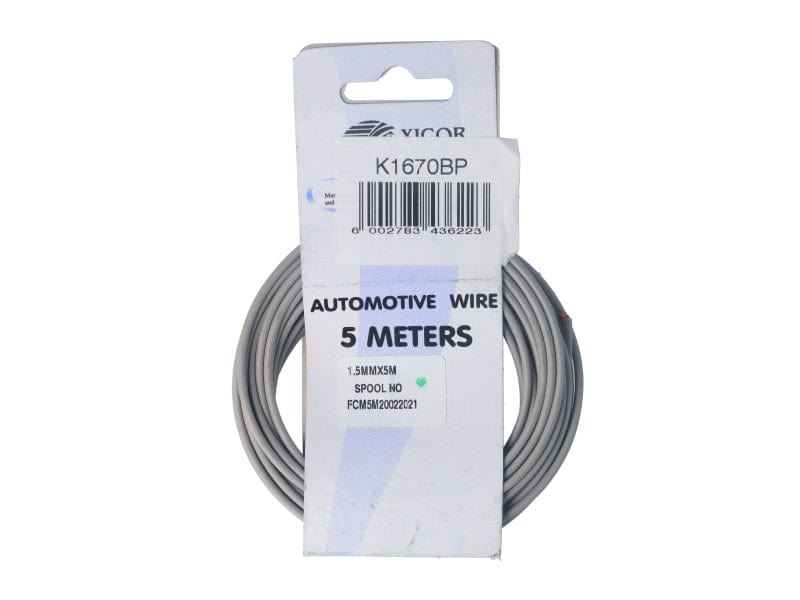 Elektriese Kabel 1.50mm Grys