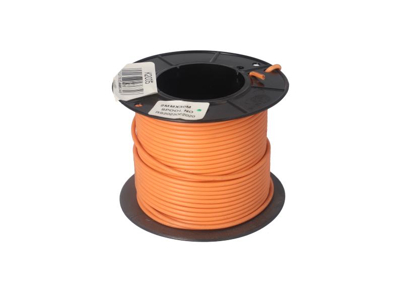 Cable 2.00Mm Orange 30M Roll