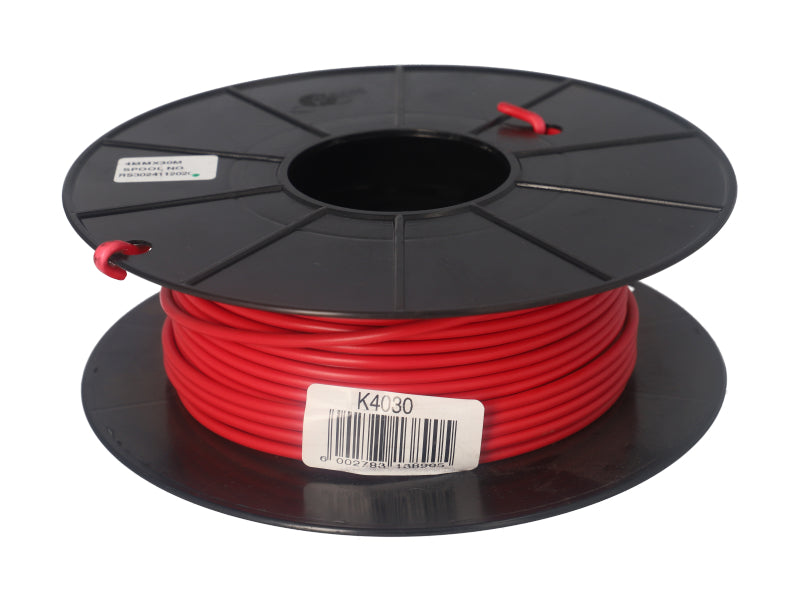 Electric Cable 4.00mm Red (30M)