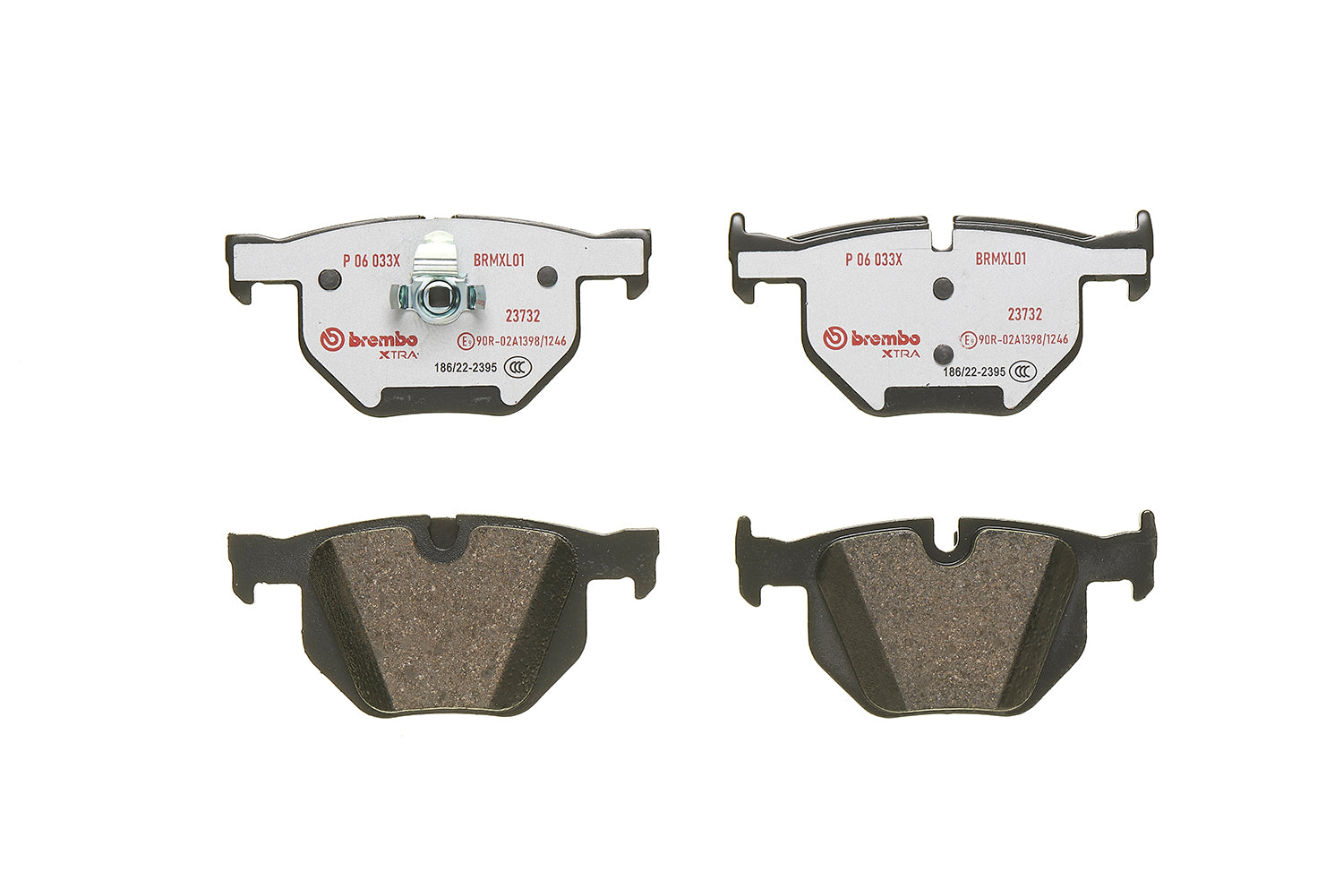 Brembo Brake Pads Rear Bmw 5 E60/ 6 E63 ( Set Lh&Rh) (P06033X)