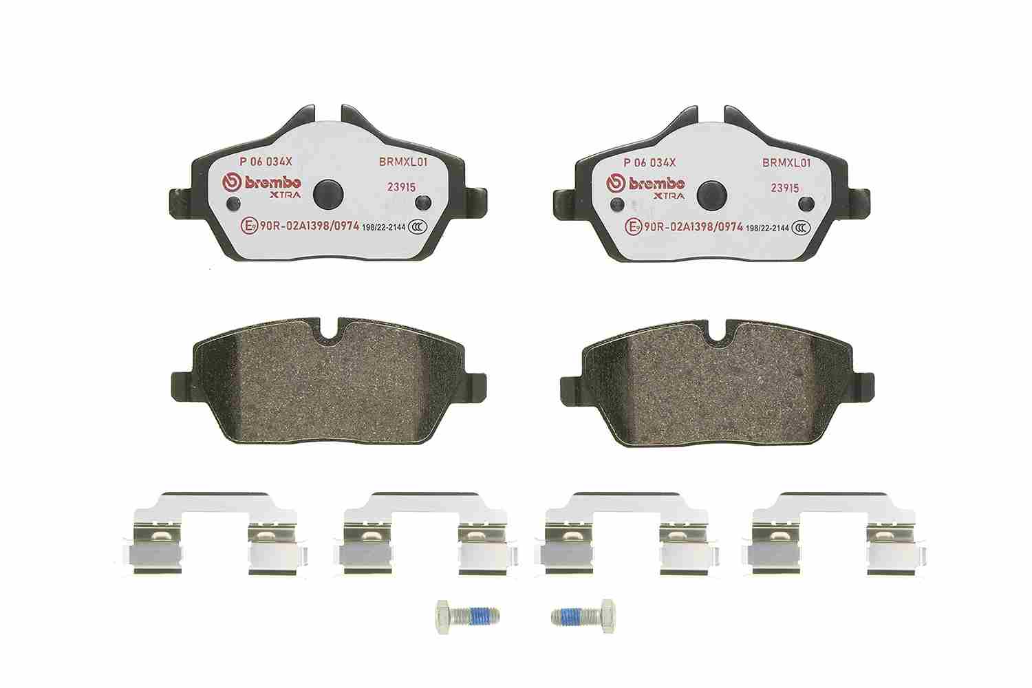 Brembo Brake Pads Front Bmw 1 Series ( Set Lh&Rh) (P06034X)