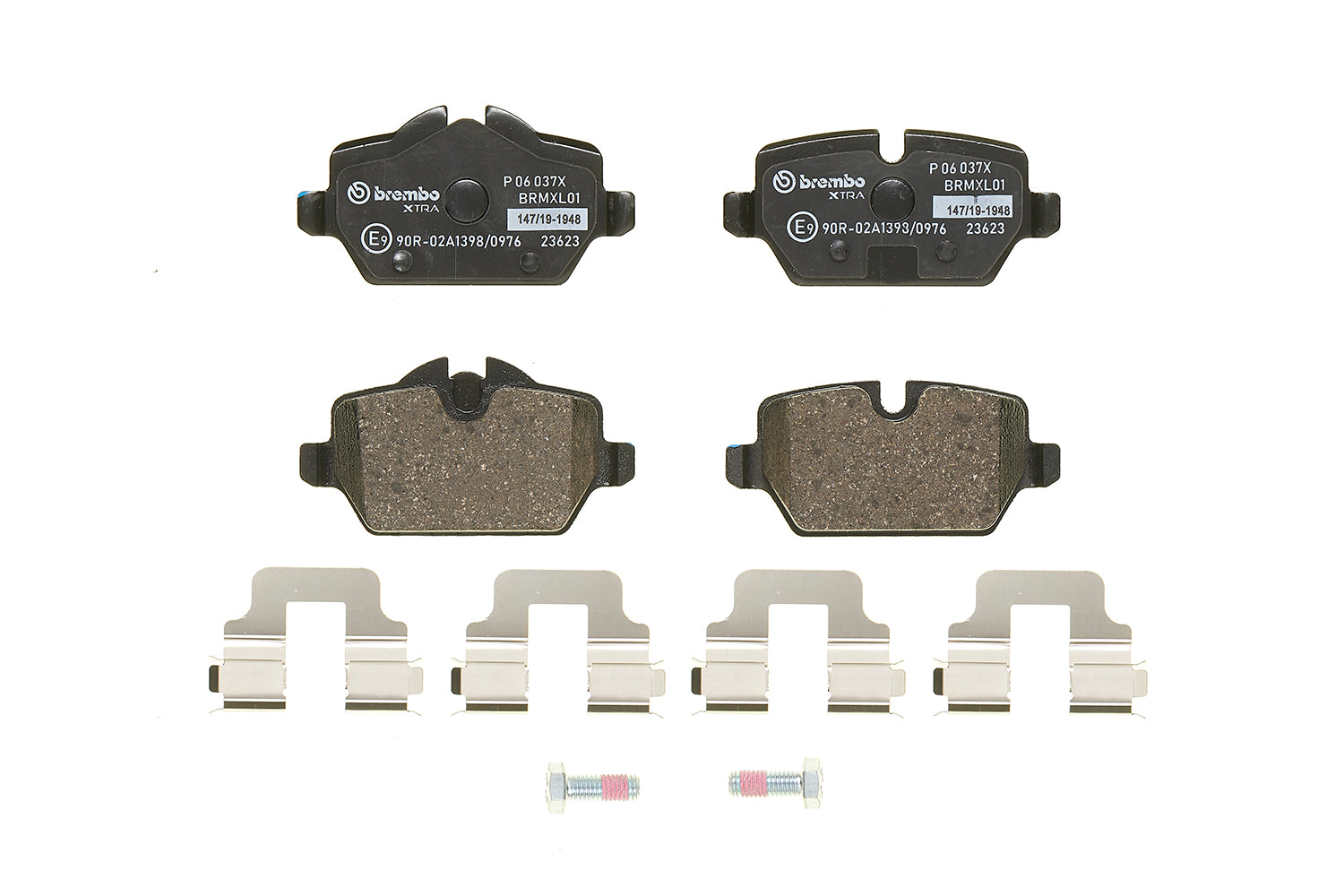 Brembo Brake Pads Rear Bmw 1 E81/E87/3E90 ( Set Lh&Rh) (P06037X)