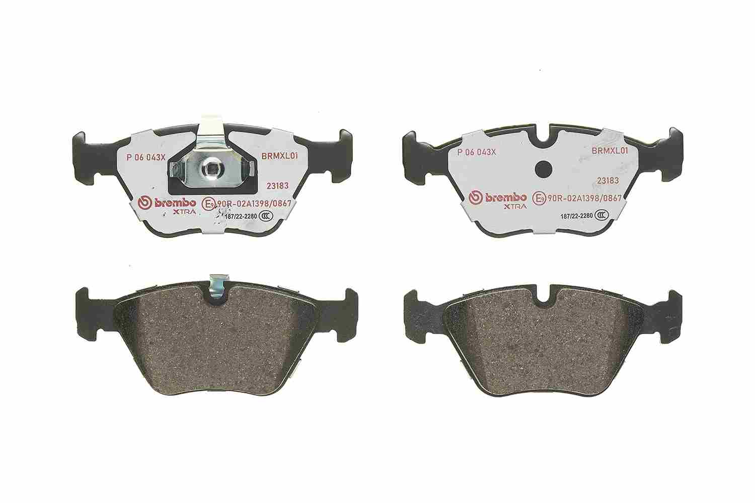 Brembo Brake Pads Front Bmw X3/ Z4 ( Set Lh&Rh) (P06043X)