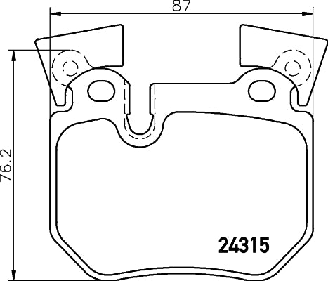 Brembo Brake Pads Rear Bmw E81/E90 ( Set Lh&Rh) (P06059)