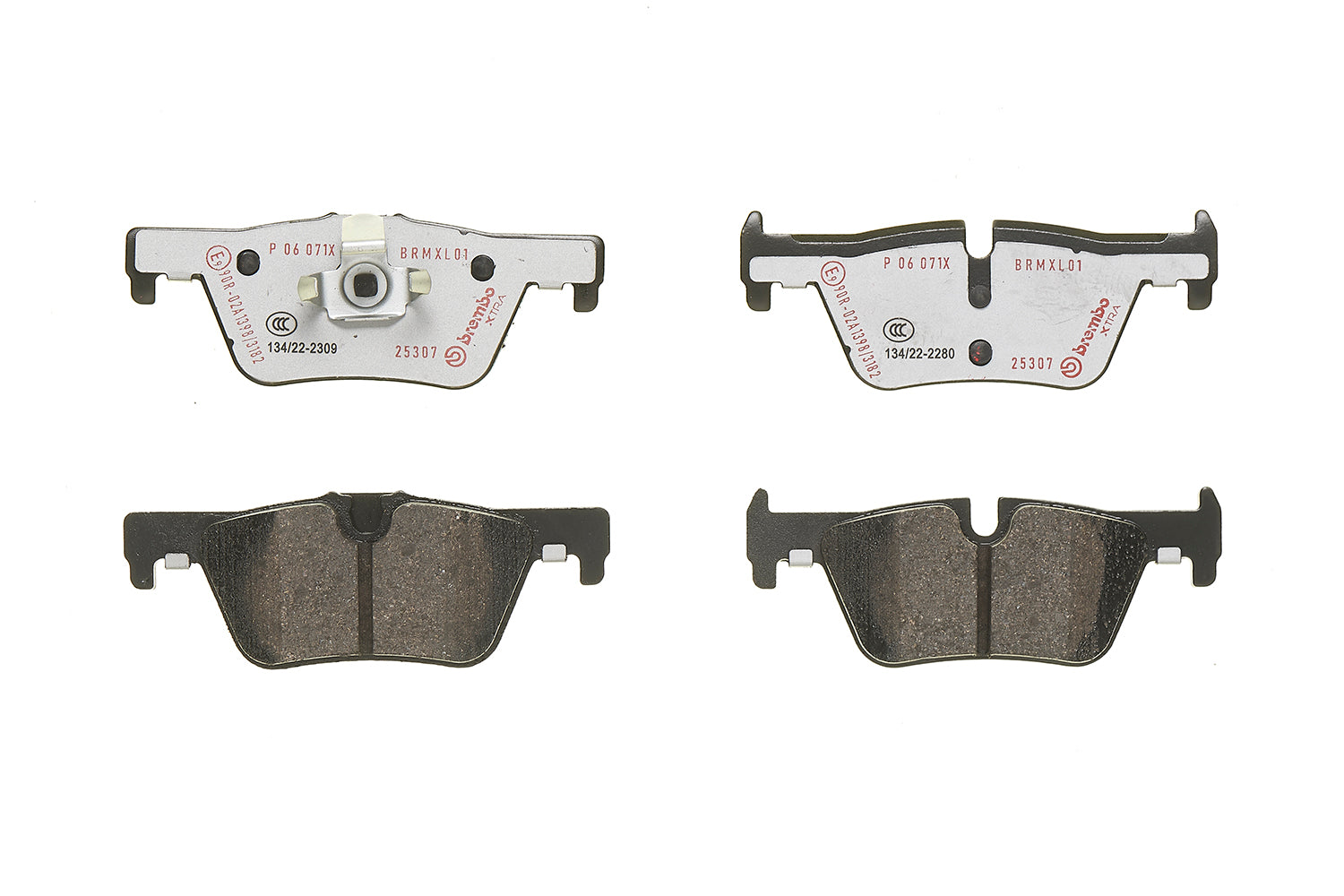 Brembo Brake Pads Rear Bmw 1 F20/ 3 F30 ( Set Lh&Rh) (P06071X)