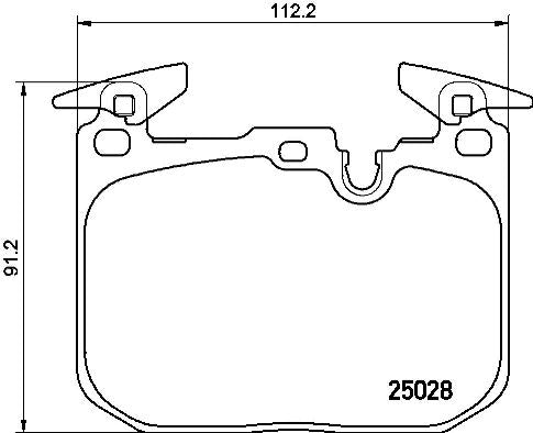 Brembo Brake Pads Front Bmw 1 F20/2 F22/F ( Set Lh&Rh) (P06088)