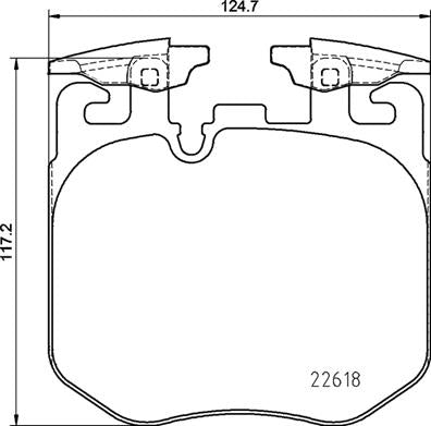 Brembo Brake Pads Front Bmw ( Set Lh&Rh) (P06106)