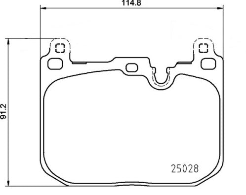 Brembo Brake Pads Front Bmw/Mini ( Set Lh&Rh) (P06110)