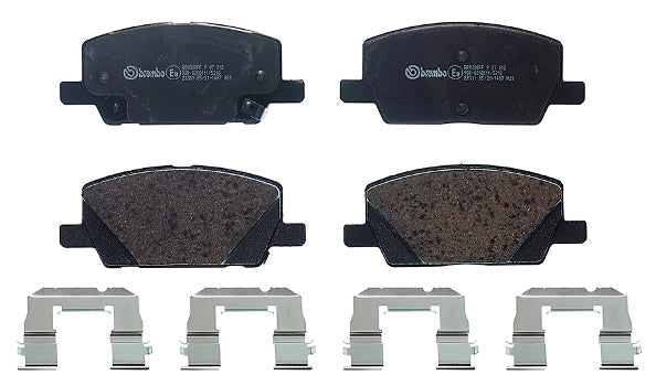 Brembo Brake Pads Front Opel ( Set Lh&Rh) (P07012)