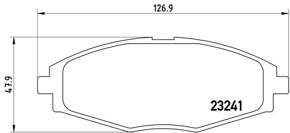 Brembo Brake Pads Front Chev Spark/ Daewoo ( Set Lh&Rh) (P15006)