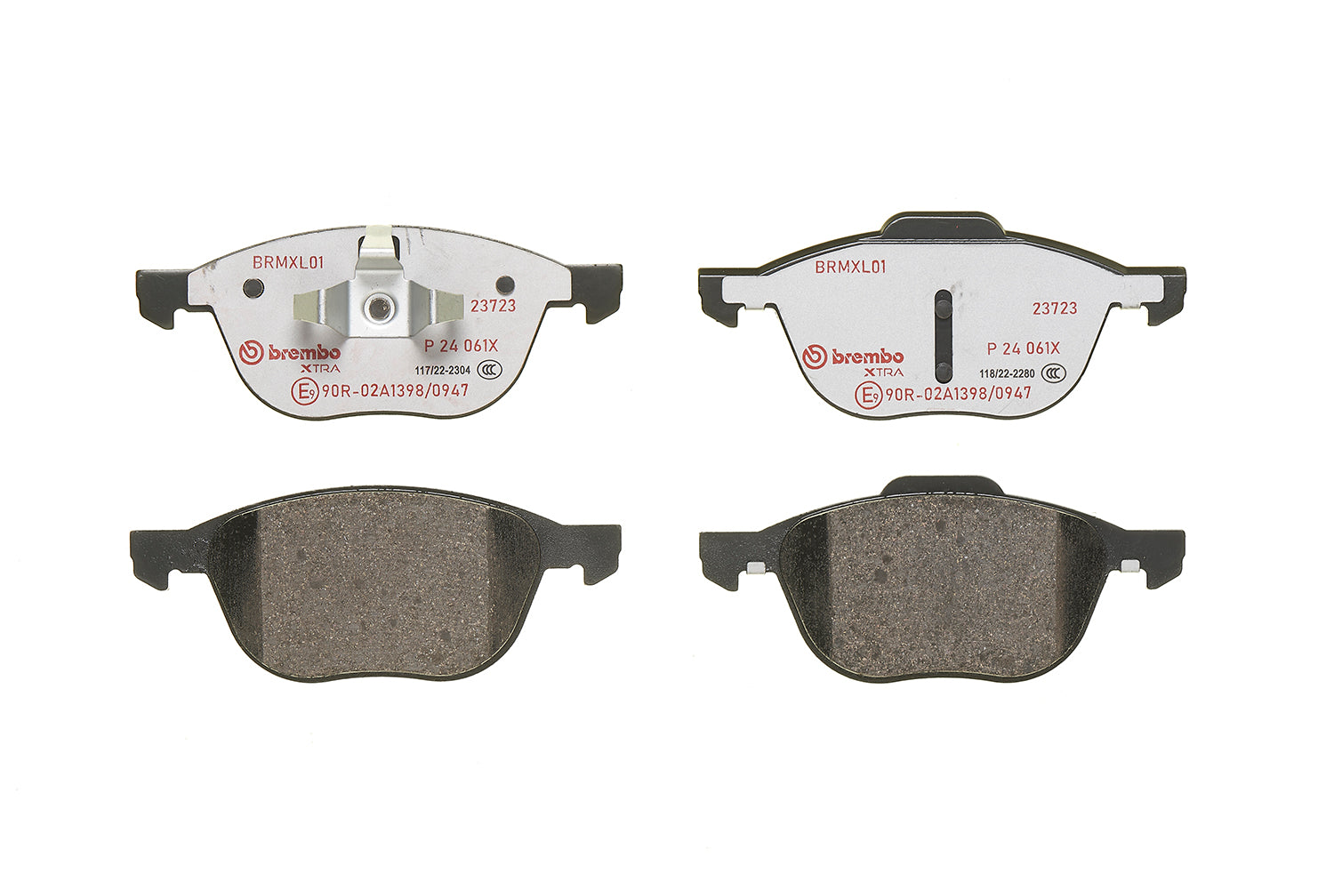 Brembo Brake Pads Fr / Rr Ford C-Max/Focus/ ( Set Lh&Rh) (P24061X)