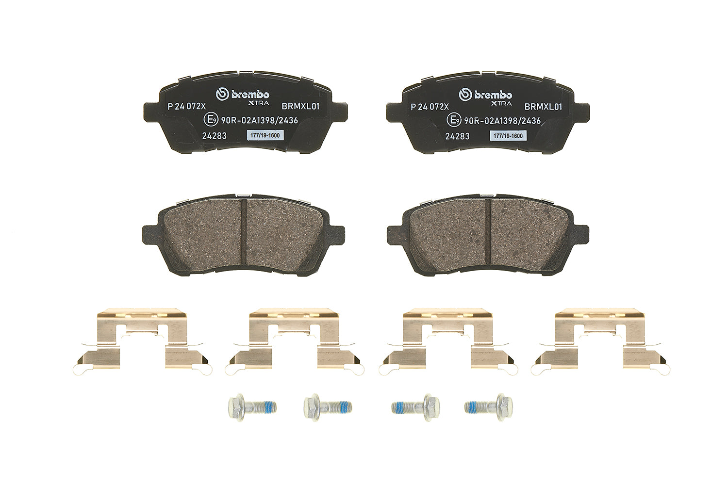 Brembo Brake Pads Front Ford Fiesta 3/Mazda ( Set Lh&Rh) (P24072X)