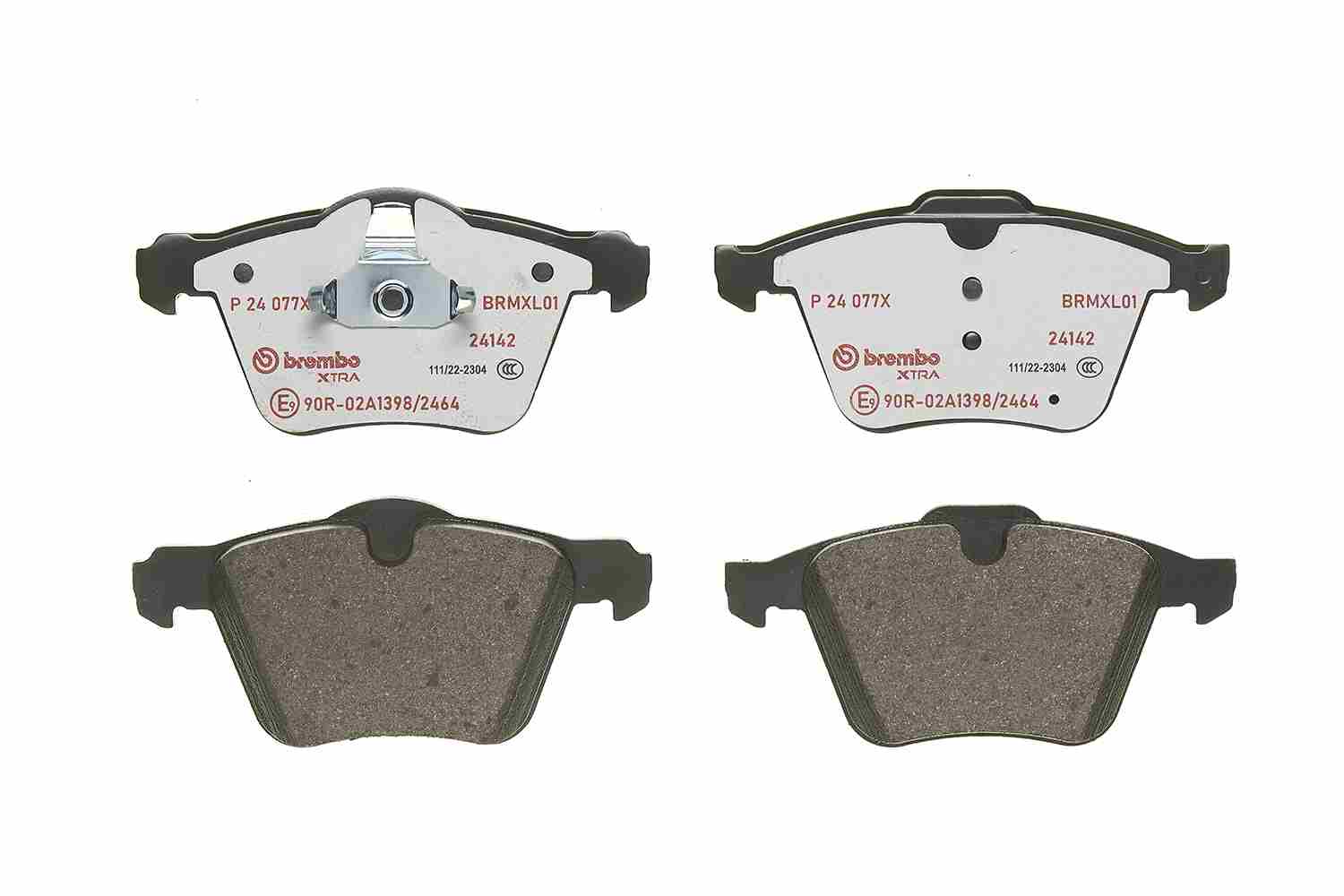 Brembo Brake Pads Front Volvo S60/S80/V60 ( Set Lh&Rh) (P24077X)