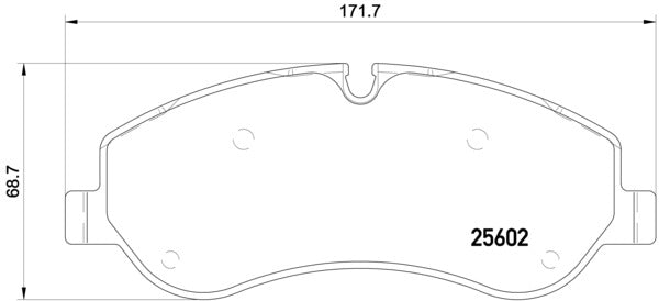 Brembo Brake Pads Rear Audi Q3-Rs ( Set Lh&Rh) (P24152)