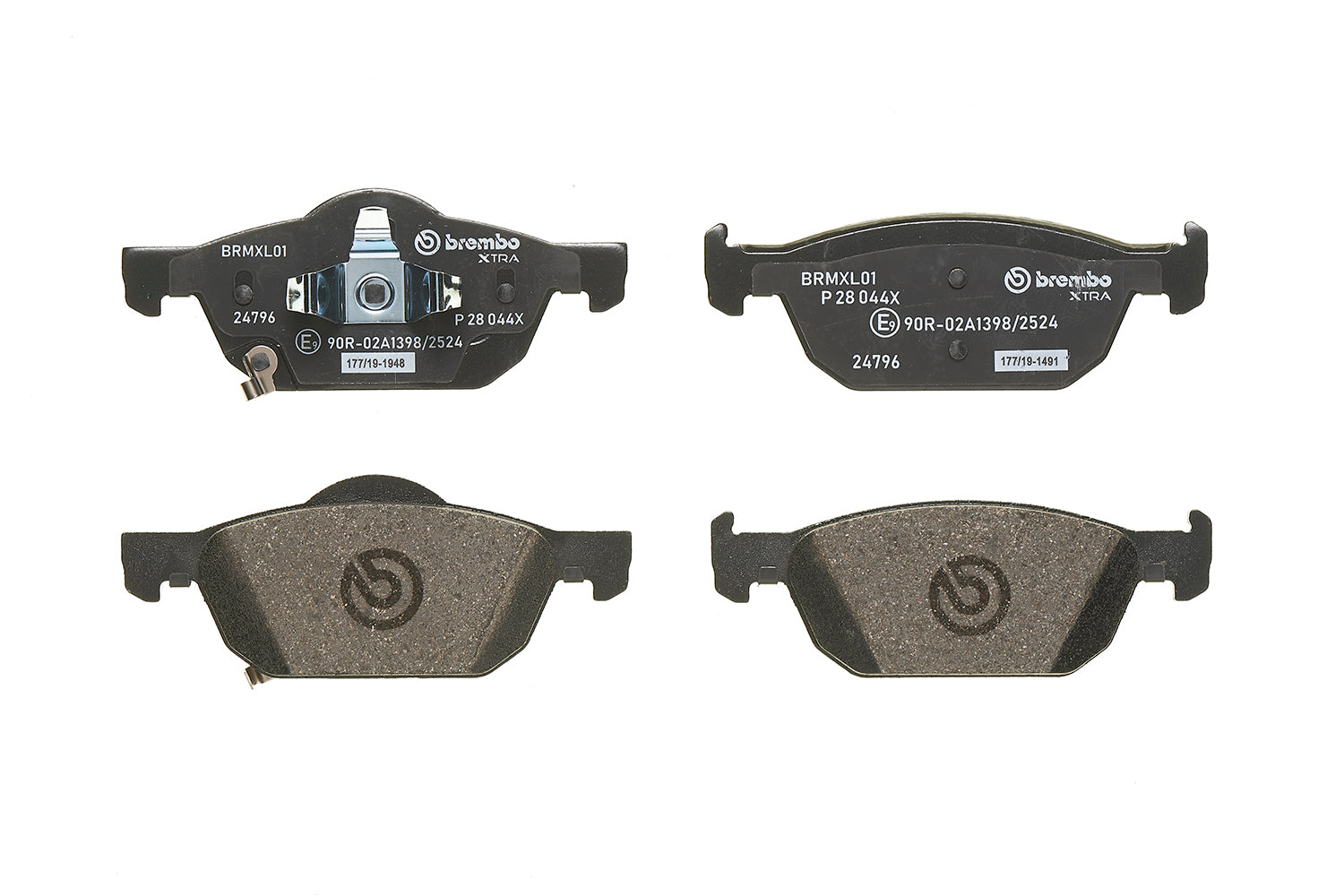 Brembo Brake Pads Front Honda Accord/Ci Vi ( Set Lh&Rh) (P28044X)