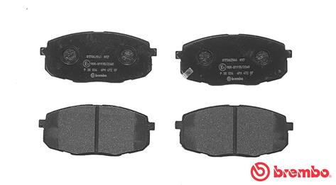 Brembo Brake Pads Front Kia Carens 11 1.8 ( Set Lh&Rh) (P30034)