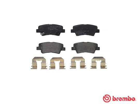 Brembo Brake Pads Rear Hyu I20/I30/Kiario ( Set Lh&Rh) (P30067)