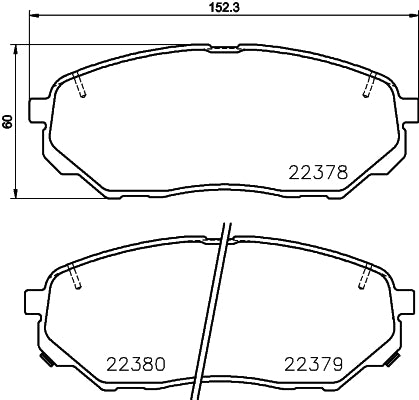 Brembo Brake Pads Front Kia Sorento Iii ( Set Lh&Rh) (P30086)