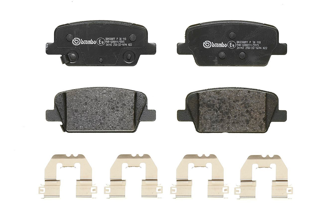 Brembo Brake Pads Rear Hyundai Sante Fe ( Set Lh&Rh) (P30118)