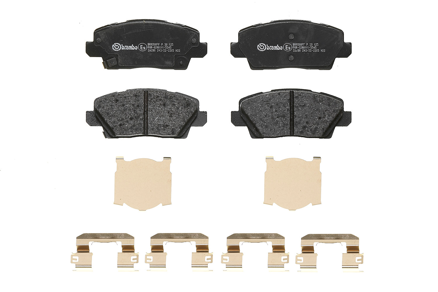 Brembo Brake Pads Front Kia Picanto ( Set Lh&Rh) (P30125)