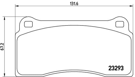 Brembo Brake Pads Front Jaguar Xk8 ( Set Lh&Rh) (P36018)