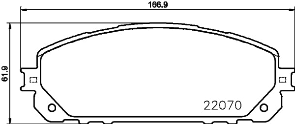 Brembo Brake Pads Front Jeep Cherokee Kl ( Set Lh&Rh) (P37021)