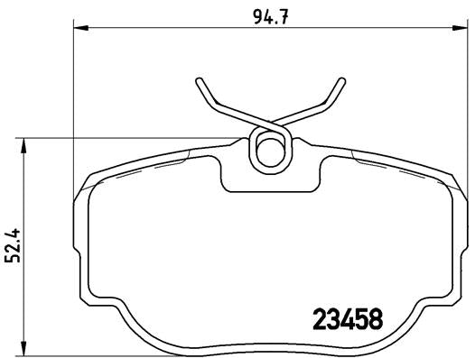 Brembo Brake Pads Rear Land Rover  Discovery/Range Rover ( Set Lh&Rh) (P44009)