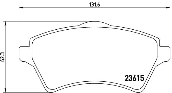 Brembo Brake Pads Front Land Rover  Freelander ( Set Lh&Rh) (P44011)