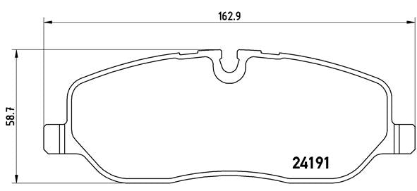 Brembo Brake Pads Front Land Rover  Discovery ( Set Lh&Rh) (P44014)