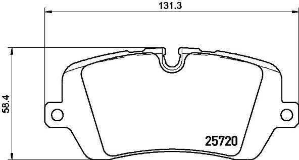 Brembo Brake Pads Rear Land Rover Range ( Set Lh&Rh) (P44021)