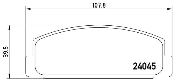 Brembo Brake Pads Front Mazda 6 ( Set Lh&Rh) (P49036)