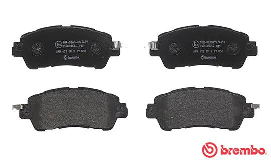 Brembo Brake Pads Front Mazda 2/ Toyota Y ( Set Lh&Rh) (P49055)