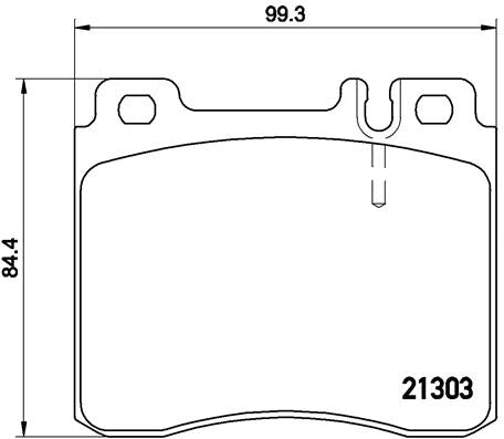 Brembo Brake Pads Front Mercedes E/S Class` ( Set Lh&Rh) (P50018)