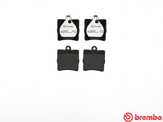 Brembo Brake Pads Rear Mercedes C/E Class ( Set Lh&Rh) (P50025)