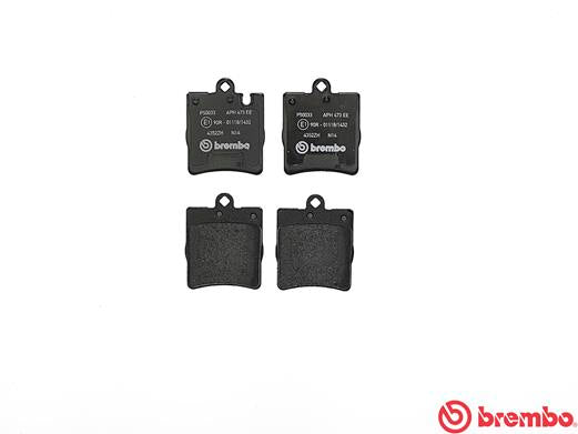 Brembo Brake Pads Rear Mercedes E Class ( Set Lh&Rh) (P50033)