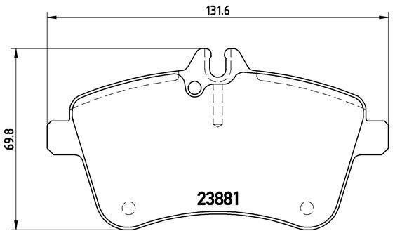 Brembo Brake Pads Front (P50057) P50057 -Modern Auto Parts