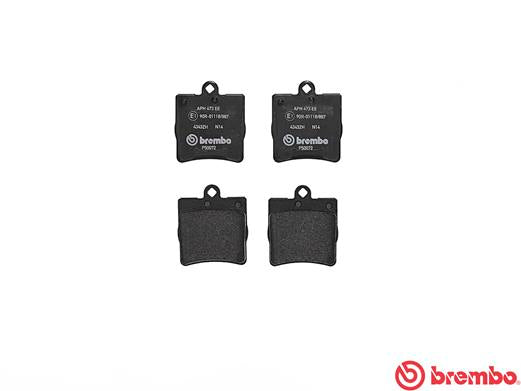 Brembo Brake Pads Rear Mercedes C-Series ( Set Lh&Rh) (P50072)