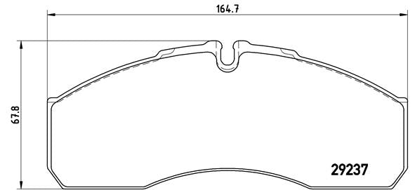 Brembo Brake Pads Front Mercedes Sprinter 616 ( Set Lh&Rh) (P50083)